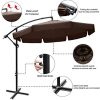 41AJ265yN9L._AC_.jpg Abccanopy Parasol de jardin en acier 300 cm marron
