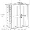 KETER Abri de jardin FACTOR 63 - 2m2
