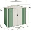 41Ch3jkTVkL._AC_.jpg Hoggar Abri de Jardin en métal Nybro 2.43m2 - Garantie 10 Ans - 201x121x176cm