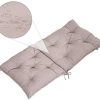 41EtsJ0fnUL._AC_.jpg Detex 2X Coussin de Chaise avec Dossier Gris uni 116x57x7cm Coussin pour Fauteuil Intérieur Extérieur Maison Jardin