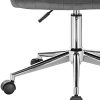 41FBdeZhYcS._AC_.jpg WOLTU BS114dgr 1x Chaise de Bureau Ergonomique, Tabouret de Bureau Pivotant 360°, Tabouret à roulettes Réglable en Hauteur, en Lin, Gris foncé