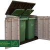 KETER Abri horizontal range poubelle SIO MAX - 1200 litres