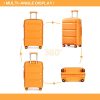 41GKpkjnlKL._AC_.jpg Kono Valise Trolley Taille Moyenne 65cm Valise de Transport Rigide en Polypropylène Légere à 4 roulettes avec Serrure TSA Intégré 66L