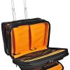 41I-KsltsUL._AC_.jpg Exacompta - Réf. 18534E - 1 Exatrolley - Trolley Exactive pour PC jusqu'à 15,6'' - Valisette à roulettes - Poignée téléscopique rétractable dans un compartimnt zippé - dim 45 x 25,5 x 39,5 cm - Noir