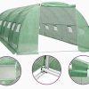 41JB5aSbrqS._AC_.jpg vidaXL Serre Abri Plantes Serre à Fleurs Serre à Plantes Légumes Jardin Résistant Durable Extérieur 24 m² Vert Acier Galvanisé 6x4x2 m