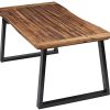 41JWWCTj18S._AC_.jpg vidaXL Bois d'Acacia Massif Table de Salle à Manger Table de Cuisine Table à Dîner Table de Repas Meuble à Manger Maison Intérieur 180x90 cm