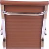 CLP Chaise De Bureau Amadora en Similicuir Ou Tissu avec roulettes I Fauteuil De Bureau Ergonomique Réglable en Hauteur I Dossier Et accoudoirs, Couleur:Brun Clair, matière:Similicuir