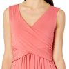 Amazon Essentials Robe croisée sans Manches Femme