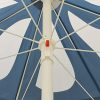41M1lbNiVJS._AC_.jpg vidaXL Parasol de Plage Abri de Soleil Parasol de Jardin Parasol de Patio Terrasse Extérieur Anti-UV Anti-décoloration Bleu 240 cm