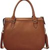 Sac en cuir Fossil Ryder Satchel pour femmes 30,5 cm L x 15,2 cm L x 25,4 cm H