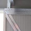 41OCOJbReWL._AC_.jpg Costway Abri de Jardin en Métal Cabane à Outils en Tôle Galvanisée avec Porte Coulissante et Deux Fenêtres de Ventilation 213 x 130 x 173 cm Gris