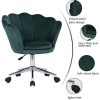 41PDV0TjjNL._AC_.jpg KEEPREAPER Chaise de Bureau en Velours Ergonomique Fauteuil de Bureau Chaise D'ordinateur Pivotant pour Le Ttravail à Domicile Hauteur Réglable (Vert)