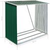 41QMwT0V0ZL._AC_.jpg Leepesx Abri de Chauffage de Bois Abri de Jardin Rangement Extérieur Durable Abri de Stockage de Bois Acier galvanisé 163x83x154 cm Vert