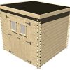 41QRKl1TeML._AC_.jpg Gardiun Abri de Jardin en Bois Sergei - 4,16 m² 204x204x200 cm