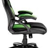 41RgzcOdCBL._AC_.jpg TecTake 800770 Chaise Fauteuil Siège de Bureau Hauteur Réglable Sportive Gamer - diverses Couleurs au Choix - (Noir-Vert | No. 403455)