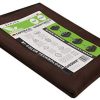 GARDENIX® 16 m² Double Face Marron/Noir Polaire de Protection Contre Les Mauvaises Herbes en Non-tissé résistant aux déchirures, épaisseur : 50 g/m²,stabilisation UV (3,2m x 5m)