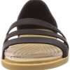Crocs Tulum Open Flat W, Tongs de loisirs et vêtements de sport pour femmes