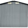 41SxCANN7MS._AC_.jpg vidaXL Abri de Stockage de Jardin Métal Gris 204x132x186 cm Rangement Jardin