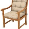 41TCFczdL._AC_.jpg Beautissu Coussin Exterieur Jardin Flair NL - Coussin Chaise Jardin pour Chaise, Fauteuil ou transat de Jardin, terrasse ou Balcon - 100x50x8cm - Dossier Standard – Nature