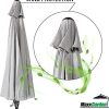 41ToEjPgEML._AC_.jpg MaxxGarden Parasol de Jardin Shanghai, Gris