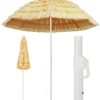41U8rIyD4L._AC_.jpg Festnight Parasol de Plage Parasol de Jardin Parasol d'extérieur Parasol pour Patio Balcon Naturel 240 cm Style hawaïen