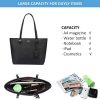 LOVEVOOK Sac à Main Femme Ensemble Sac à Bandoulière Sac à Main épuale en PU Cuir Sac Porté Main de 3 Pièces Grand Concepteur Sac Fourre-tout Moyen Grand Mode élégant Noir