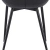 41VsOppsCoL._AC_.jpg WOLTU BH206dgr-2 Chaise de Salle à Manger Lot de 2 Chaise de Cuisine Assise rembourrée en Lin,Pieds en métal Stable,Gris Foncé