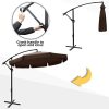 41XJFc6J7vL._AC_.jpg Abccanopy Parasol de jardin en acier 300 cm marron