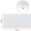 41Z2K8MzMXL._AC_.jpg UISEBRT 14 plaques alvéolaires en polycarbonate 4 mm Plaques à double paroi 10,25 m² 60,5 x 121 cm Plaques résistantes aux UV et adaptées pour jardin, serre