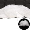 41ZucWDWdtL._AC_.jpg Detex 2X Coussin de Chaise avec Dossier Gris uni 116x57x7cm Coussin pour Fauteuil Intérieur Extérieur Maison Jardin