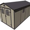41d8xuYCktL._AC_.jpg Gardiun Abri de Jardin en Résine Alessia D 8,82 m² 366x241x238 cm avec Plancher et Fenêtres Beige