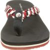 41fWFHM3IrL._AC_.jpg Tommy Hilfiger Woven Webbing Flat Beach Sandal, Tongues Femme