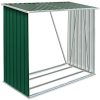 41fuB6Tf1L._AC_.jpg Leepesx Abri de Chauffage de Bois Abri de Jardin Rangement Extérieur Durable Abri de Stockage de Bois Acier galvanisé 163x83x154 cm Vert