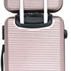 ABS Valise Taille Cabine et Vanity Case (Rose Gold (5859))