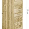41mXJvatmtL._AC_.jpg Abri à Outils de Jardin Bois de pin imprégné 88 x 76 x 175 cmMaison Jardin Pelouses Jardins Vie en extérieur Structures extérieures Cabanes abris de Jardin