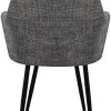 41oV7NomXkL._AC_.jpg Wolmics Chaise de Salle à Manger Lot de 2 Chaise Cuisine Lin Doux,Chaise Fauteuil Chaise Scandinave avec Pieds métallique,Gris