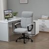 41phs9KCBgL._AC_.jpg Vinsetto fauteuil de bureau manager réglable pivotant fonction bascule verrouillable lin gris clair