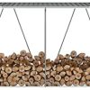 41pjyfdMD2L._AC_.jpg vidaXL Abri de Stockage de Bois Abri de Chauffage de Bois Abri de Jardin Rangement Extérieur Durable Acier Galvanisé 330x84x152 cm Anthracite