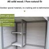 41qWfg4wrXL._AC_.jpg QILIN Abris De Jardin, Armoire À Outils en Bois, Boîte De Rangement Haute Résine, Étanche/Protection Solaire/Anticorrosion, Utilisé dans Le Jardin De La Cour