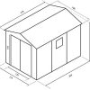 41qnw-oZaCL._AC_.jpg GARDIUN Cabine en résine Graciella 5,23 m2
