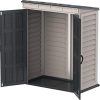 41rVOqkYl6L._AC_.jpg Duramax YardMate Abri de Jardin en Plastique avec Toit en Pente Anthracite 152 x 91 cm