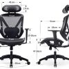 41spmVv8mQL._AC_.jpg IntimaTe WM Heart Chaise de Bureau, Fauteuil de Bureau, Siège Confortable Fauteuil Ergonomique avec Accoudoirs