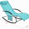 41t2lBHqoSL._AC_.jpg SoBuy OGS28-HB Fauteuil à Bascule Chaise Longue Transat de Jardin avec Repose-Pieds et 1 Pochette latérale, Bain de Soleil Rocking Chair - Turquoise