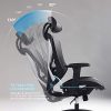 41tIY-BBAFL._AC_.jpg IntimaTe WM Heart Chaise de Bureau, Fauteuil de Bureau, Siège Confortable Fauteuil Ergonomique avec Accoudoirs