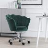 41ubLr3NqL._AC_.jpg KEEPREAPER Chaise de Bureau en Velours Ergonomique Fauteuil de Bureau Chaise D'ordinateur Pivotant pour Le Ttravail à Domicile Hauteur Réglable (Vert)