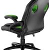 41viYs4dDEL._AC_.jpg TecTake 800770 Chaise Fauteuil Siège de Bureau Hauteur Réglable Sportive Gamer - diverses Couleurs au Choix - (Noir-Vert | No. 403455)