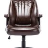 41xTIom3WbL._AC_.jpg IntimaTe WM Heart Fauteuil de Bureau,Chaise de Bureau Ordinateur,Siege de Bureau Ergonomique,Fauteuil de Direction en Simili Cuir,Dossier Haut Inclinable,Hauteur Réglable et Assise Rembourrée,Marron
