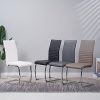 41yhwUILFAL._AC_.jpg Albatros Chaise Cantilever BURANO Lot de 4 chaises, Blanc, testé par SGS