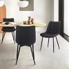 41yvLRe9YL._AC_.jpg WOLTU BH206dgr-2 Chaise de Salle à Manger Lot de 2 Chaise de Cuisine Assise rembourrée en Lin,Pieds en métal Stable,Gris Foncé