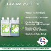 Bio Technology® | Engrais de Croissance Universel Minéral | Fertilisant de Croissance | Haute efficacité pour Tous Types de Culture | Améliore Les Performances | Grow A+B - 1 L